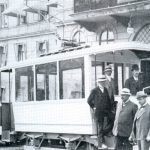 Spårvagnen 1911. Foto ur Ulricehamns musuems samlingar
