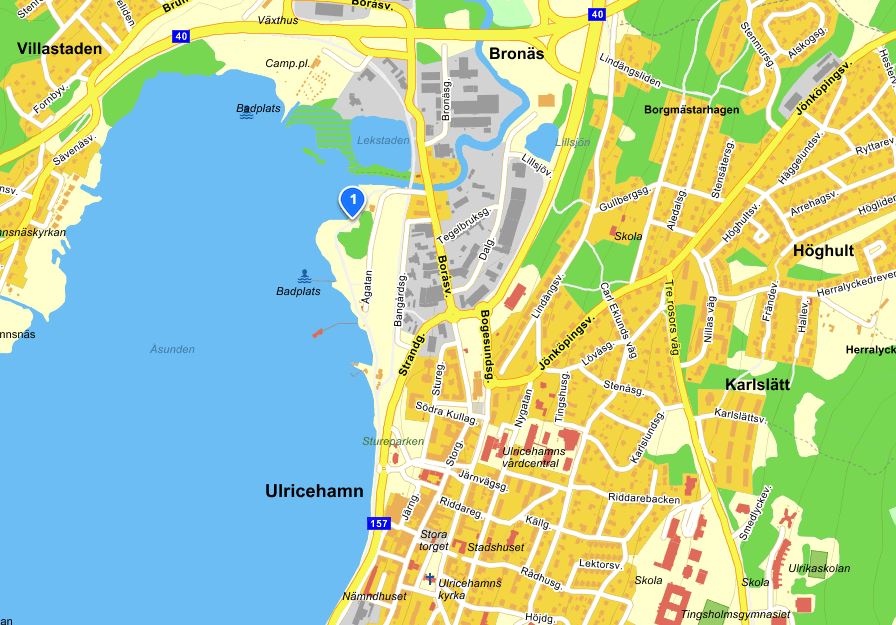 Badplatser — Ulricehamns kommun
