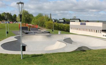 Bild på delar av skatebordparken