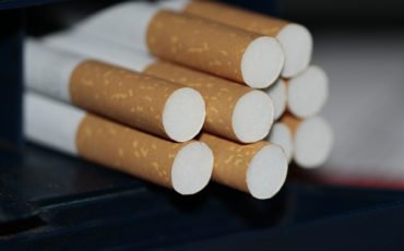 Cigaretter, närbild på filtret