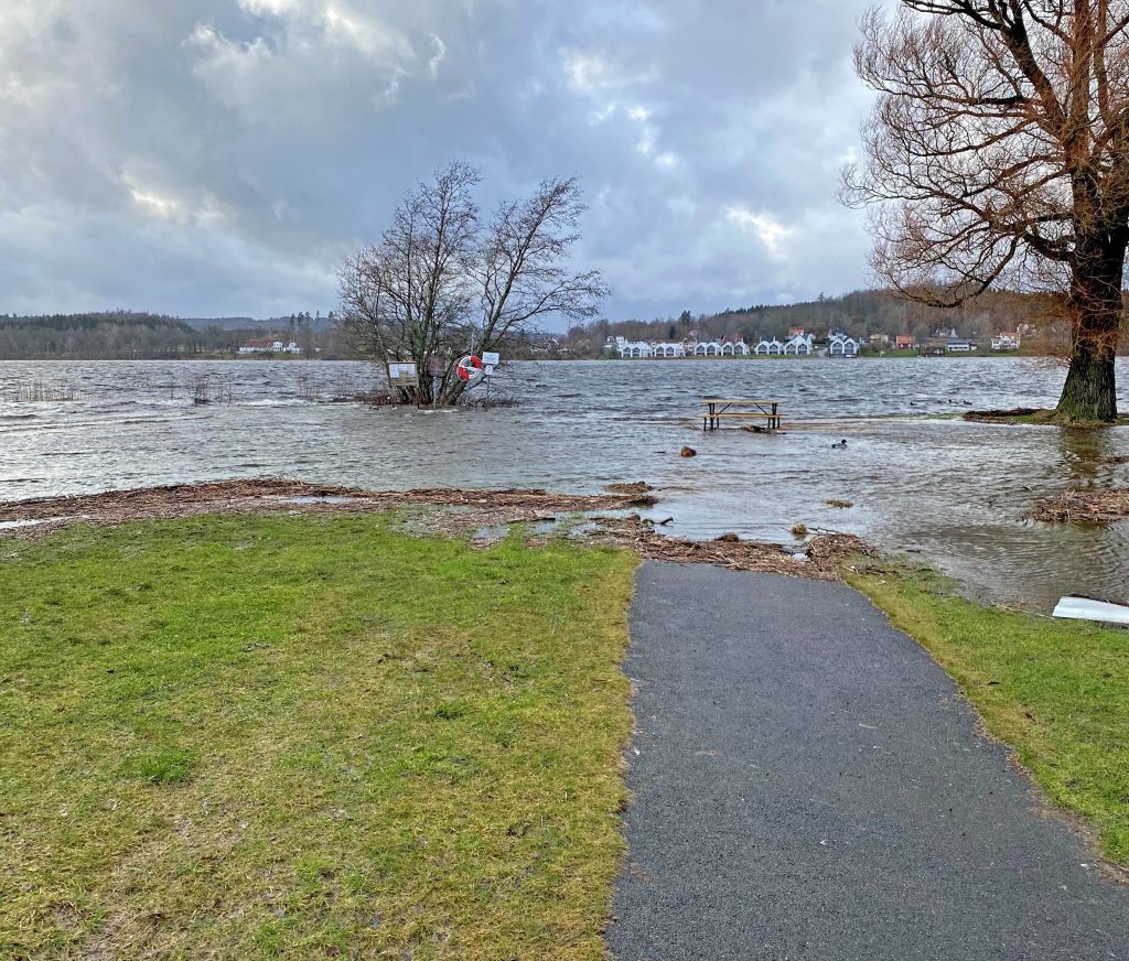 Översvämning Åsunden februari 2020