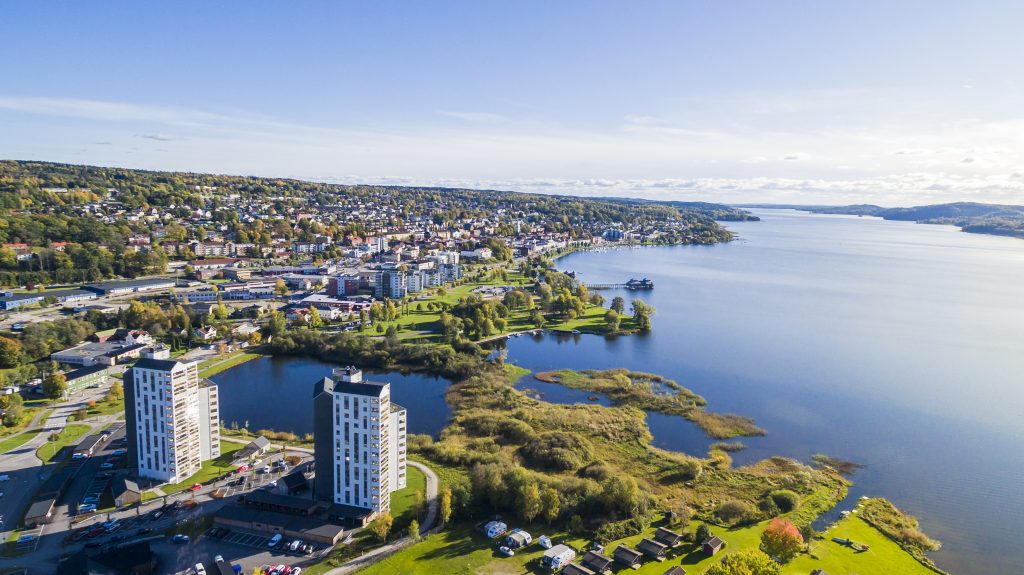 Vy över Ulricehamn