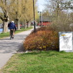 Ett elskåp vid strandpromenaden.