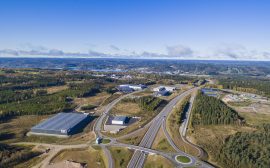 Rönnåsens industriområde i Ulricehamn