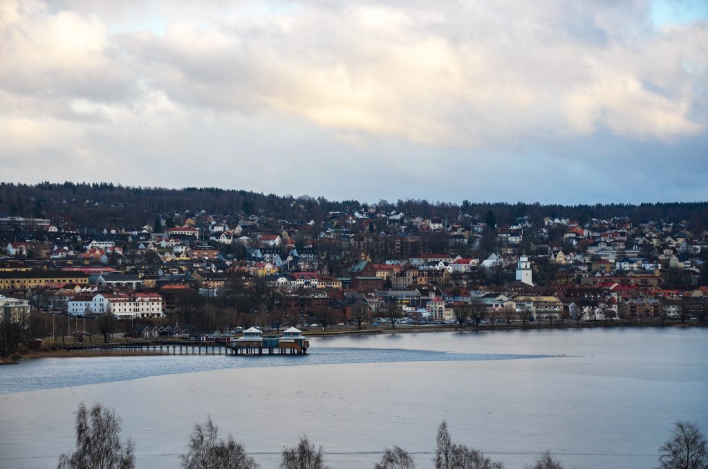 Vy över Ulricehamns stad